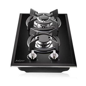 Anlyter 12" Dual Fuel Gas Cooktop - Black