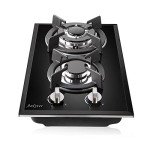 Anlyter 12" Dual Fuel Gas Cooktop - Black
