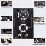 Anlyter 12" Dual Fuel Gas Cooktop - Black