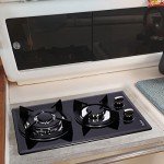 Anlyter 12" Dual Fuel Gas Cooktop - Black