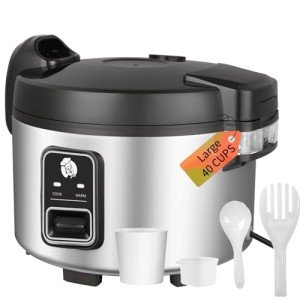 DAZITN 8.17Qt Commercial Rice Cooker & Warmer