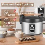 DAZITN 8.17Qt Commercial Rice Cooker & Warmer