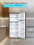 BLACK+DECKER 14.6 Cu. Ft. Top Freezer Refrigerator