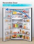 BLACK+DECKER 14.6 Cu. Ft. Top Freezer Refrigerator