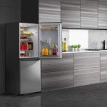 Galanz Retro Stainless Steel Bottom Mount Refrigerator