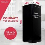 Frigidaire Retro 2-Door Apartment Size Refrigerator