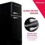 Frigidaire Retro 2-Door Apartment Size Refrigerator