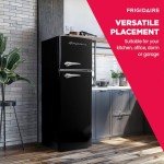 Frigidaire Retro 2-Door Apartment Size Refrigerator