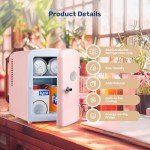 Mini Portable Fridge 4L - Cooler & Warmer, Pink