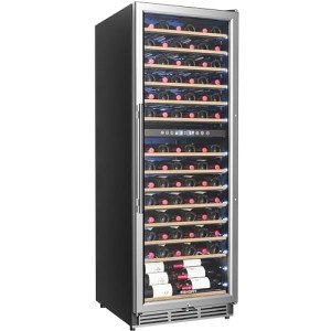 EUHOMY 24" Dual Zone Wine Cooler Refrigerator