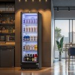 YITAHOME 8.5 Cu. Ft. Beverage Display Fridge