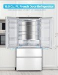 Commercial Cool 18.9 Cu. Ft. French Door Refrigerator