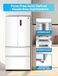 Commercial Cool 18.9 Cu. Ft. French Door Refrigerator