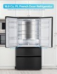 Commercial Cool 18.9 Cu. Ft. French Door Refrigerator