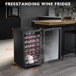 STAIGIS 24-Bottle Freestanding Wine Cooler Fridge