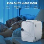 Mini Portable 4L Cooler & Warmer Fridge - Marble Ivory