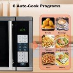 SMETA 700W Compact Countertop Microwave Oven