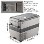 VEVOR 12V Portable Refrigerator, 48 Quart Freezer