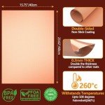 MAXTBEE 2 Pack Heavy Duty Non-Stick Oven Liners