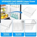 Samsung Refrigerator Crisper Drawer Replacement Bin