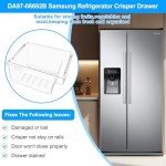 Samsung Refrigerator Crisper Drawer Replacement Bin