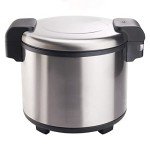 Winco Electric Rice Warmer with Hinged Cover, 100 Cup