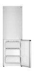 SHARP 24-Inch Bottom-Freezer Refrigerator, Stainless Steel