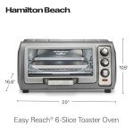 Hamilton Beach 6 Slice Convection Toaster Oven