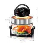 8-in-1 Convection Toaster Oven with Glass Bowl