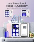 Cutieworld 4L Skincare Mini Fridge - Pink