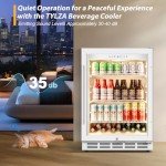 Tylza 24-Inch Beverage Refrigerator for Cans