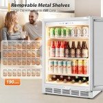 Tylza 24-Inch Beverage Refrigerator for Cans