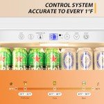 Tylza 24-Inch Beverage Refrigerator for Cans