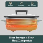 Magnifique 6 Quart Programmable Slow Cooker - Nonstick