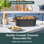 Magnifique 6 Quart Programmable Slow Cooker - Nonstick
