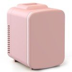 Pink Portable Mini Fridge for Skincare & Beverages