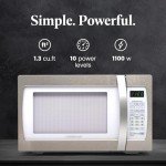 Farberware 1100W Retro White Countertop Microwave