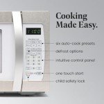 Farberware 1100W Retro White Countertop Microwave