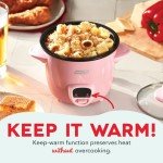 DASH Mini Rice Cooker and Steamer - Pink