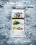 Bodare 3.2 Cu.Ft Mini Fridge with Freezer