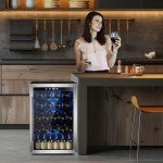 Electactic 37-Bottle Wine Cooler with Glass Door