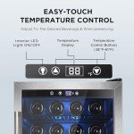 Electactic 37-Bottle Wine Cooler with Glass Door