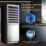BODEGA 24-Inch Dual Zone Wine & Beverage Cooler