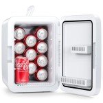 Compact Mini Fridge - 15 Can Portable Cooler