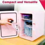 Frigidaire Portable Mini Cooler with LED Mirror