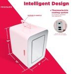 Frigidaire Portable Mini Cooler with LED Mirror