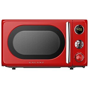 Retro Red 0.7 Cu.Ft. Galanz Microwave Oven