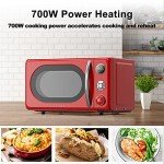 Retro Red 0.7 Cu.Ft. Galanz Microwave Oven