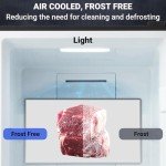 21 cu.ft. Frost-Free Upright Freezer - Stainless Steel