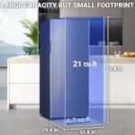 21 cu.ft. Frost-Free Upright Freezer - Stainless Steel